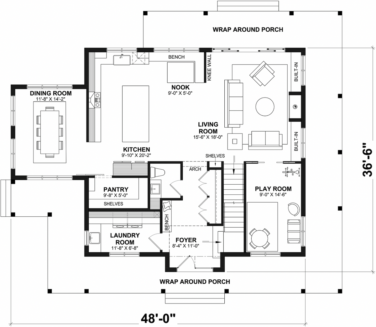 Rivard Main Floor Plan