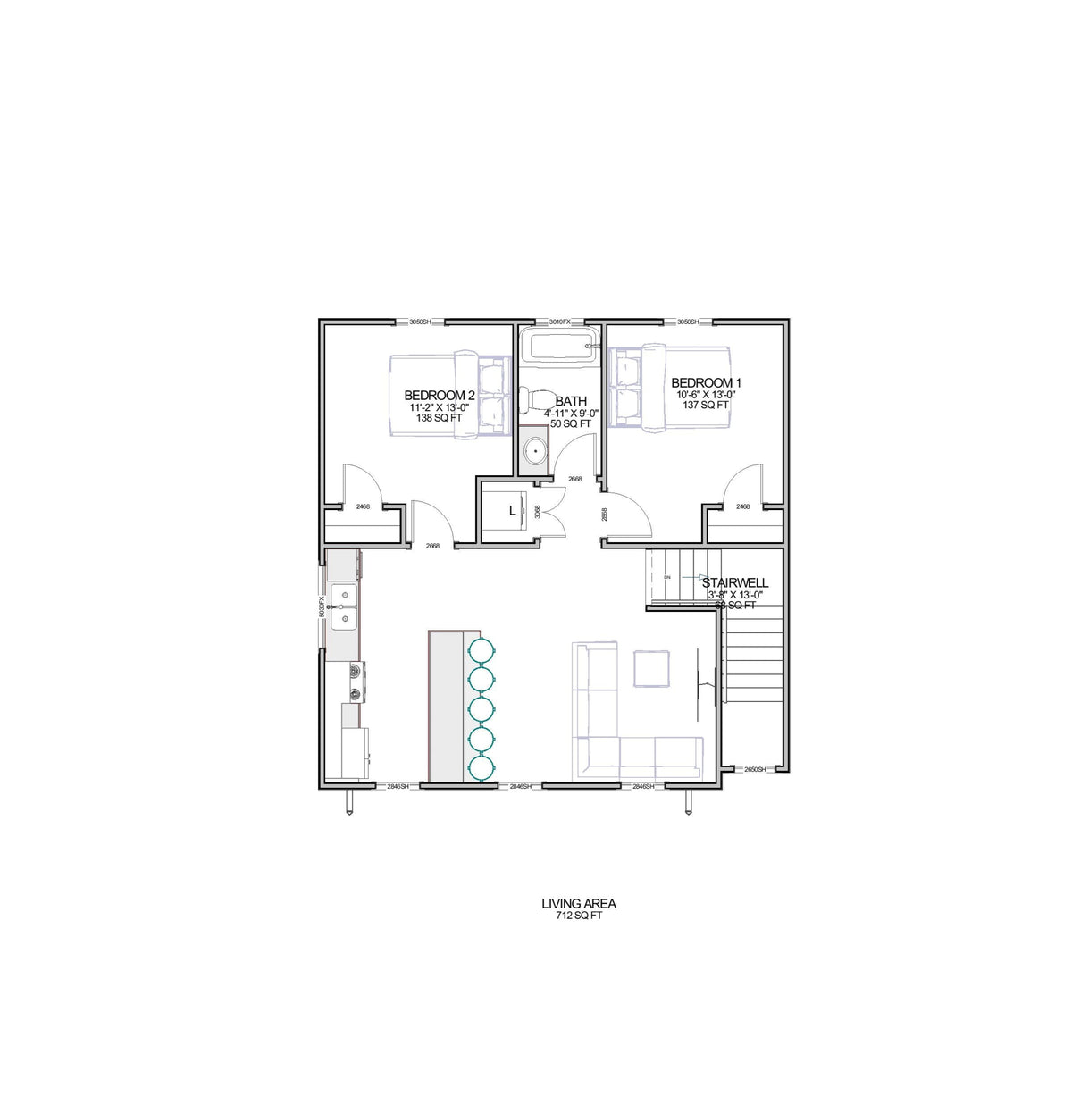 Riverside Garage Archival Designs Floor Plan