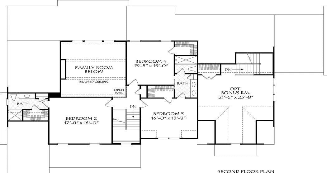 Ruskin Place - Archival Designs House Plans, floor plan