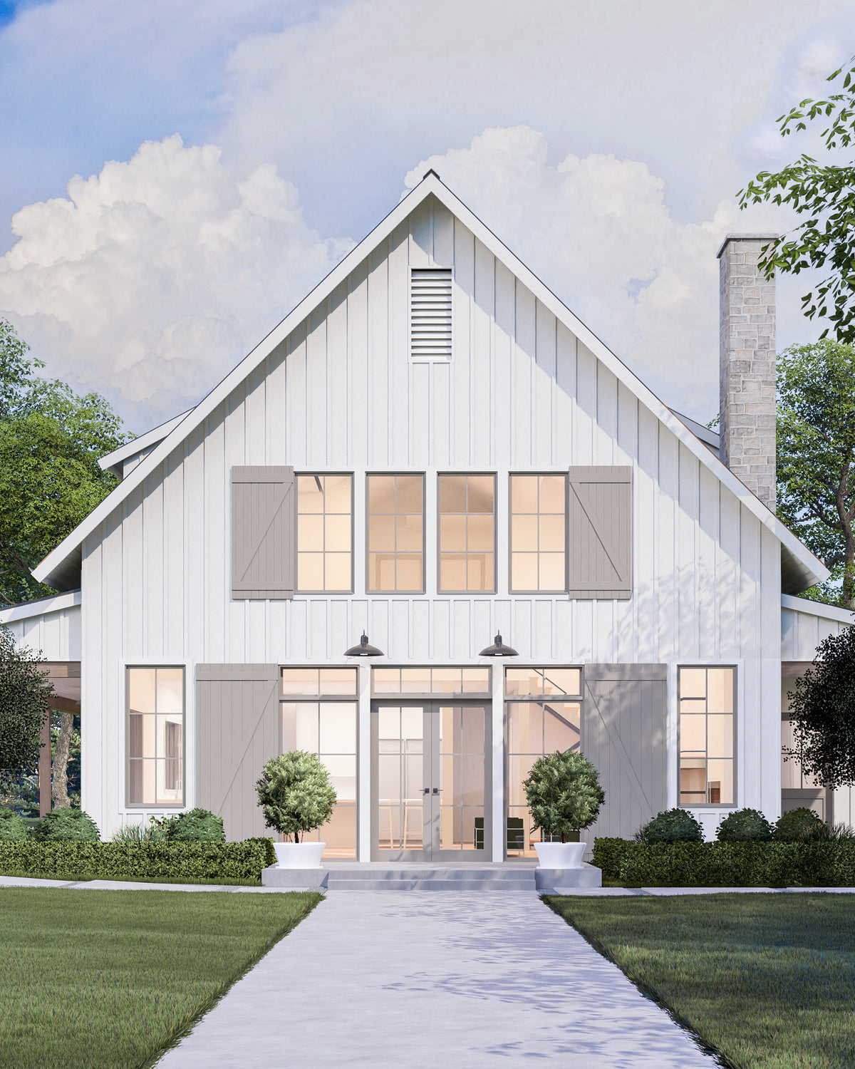 2,790 sq ft Modern Farmhouse Style with Optional Basement