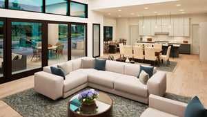 F8061-A Hill Country House Living Room, 3 Bedrooms, 3 Bathrooms, 2 Half Bathrooms | Shady Valley 