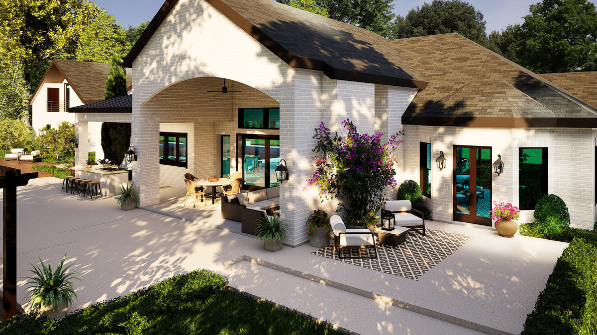 F8061-A Hill Country House, 3 Bedrooms, 3 Bathrooms, 2 Half Bathrooms | Shady Valley Exterior-6