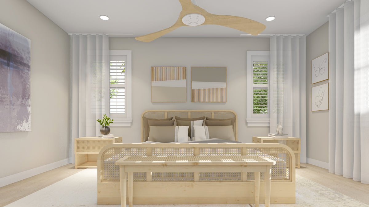 AO8483-A Traditional House, 3 to 5 Bedrooms, 2.5 to 3.5 Bathrooms | Simpson House Plan Master Bedroom