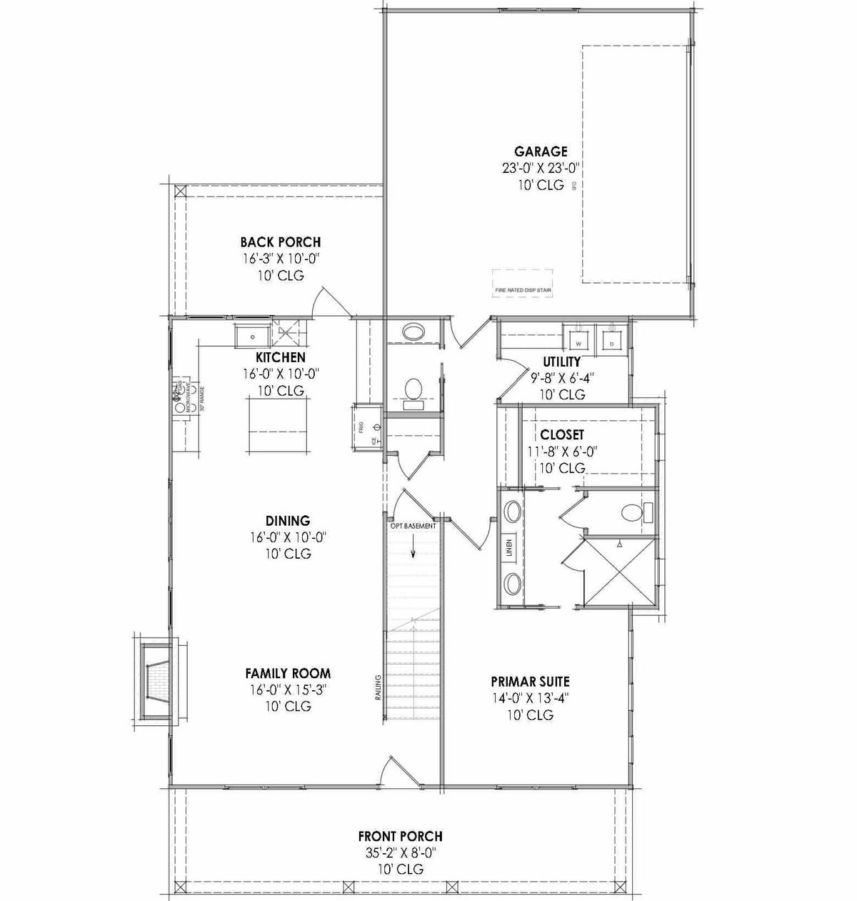Country House First Floor Plan 3 Beds, 2.5 Baths | Plan SM158