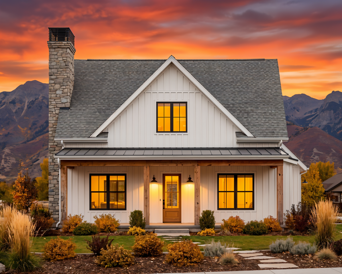 Country House, 3 Beds, 2.5 Baths | Plan SM158 Exterior-6