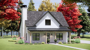 Country House, 3 Beds, 2.5 Baths | Plan SM158 Exterior-2
