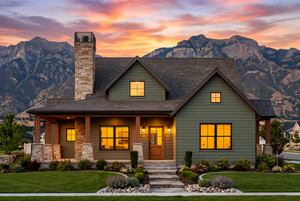 R7481-A Country Mountain House, 3 Beds, 2 Baths | Plan SM159 Exterior-1