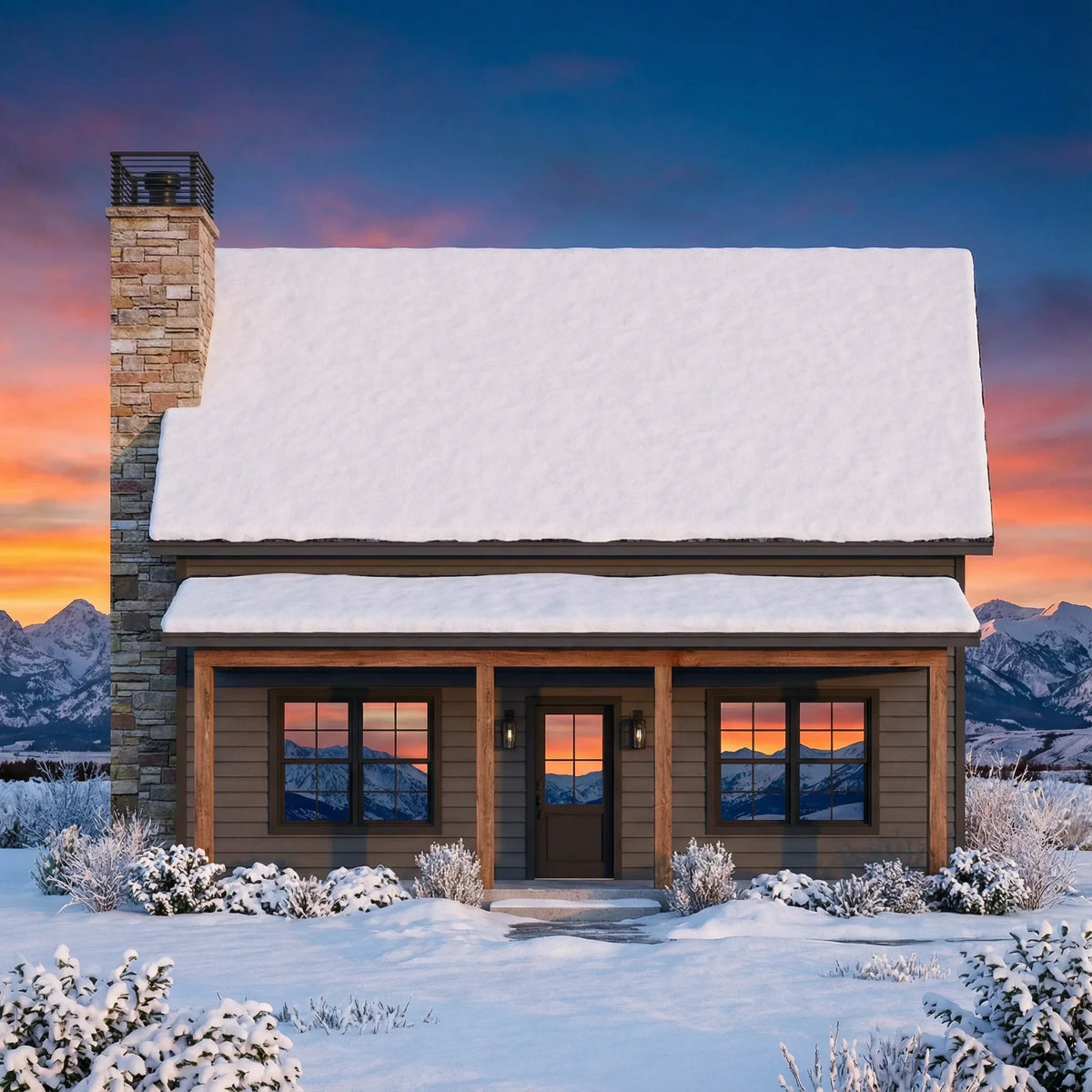 R7291-A SM160 House Plan Exterior-6