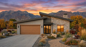 R7482-A Contemporary House, 3 Bed, 2 Bath | Plan SM164 Exterior-9