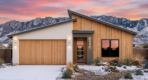 R7981-A Contemporary Modern House, 3 Bedrooms, 2 Bathrooms | SM166A Exterior-2