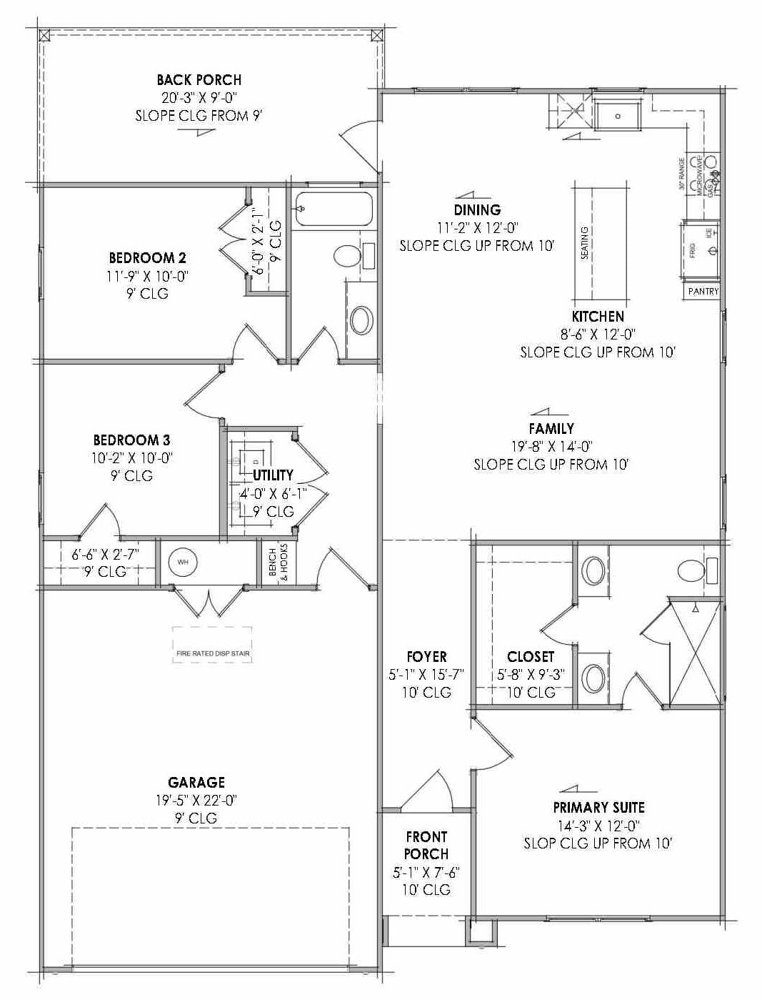 R7981-A Contemporary Modern House, 3 Bedrooms, 2 Bathrooms | SM166A Exterior