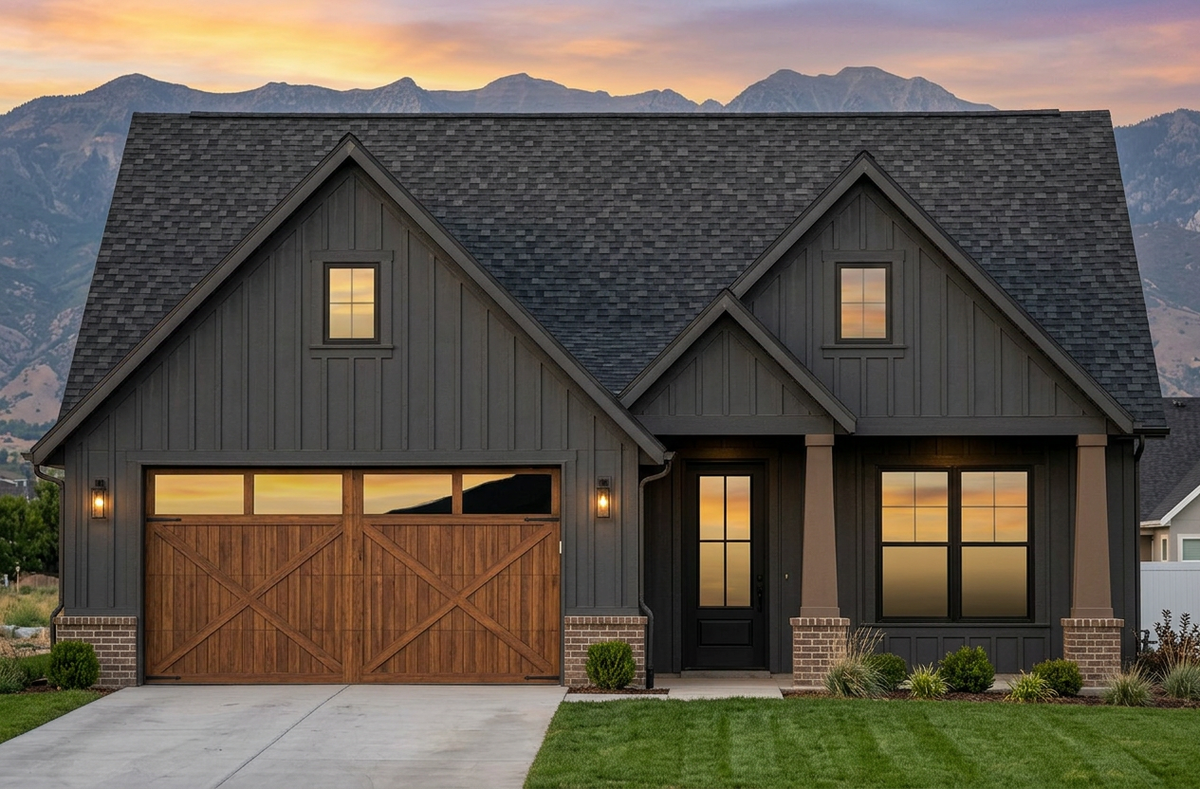 R8039-A Modern Farmhouse, 3 Bedrooms, 2 Bathrooms | SM167A Exterior-4