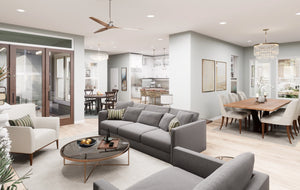 F7493-A Craftsman House Living Room, 4 Bed, 4.5 Bath | Steiner Street House Plan 