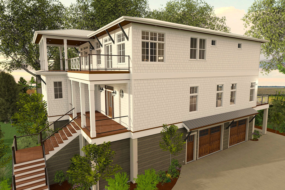 Welcoming 3,464 sq ft Coastal Beach House with Expansive Living Areas