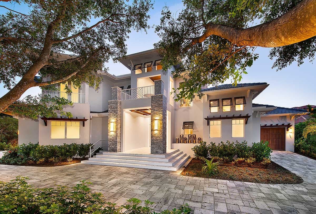 Elegant 5-Bedroom Estate with Elevator, Outdoor Kitchen, and Great Room