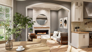 Spacious 5-bedroom home with grand foyer and outdoor living areas.