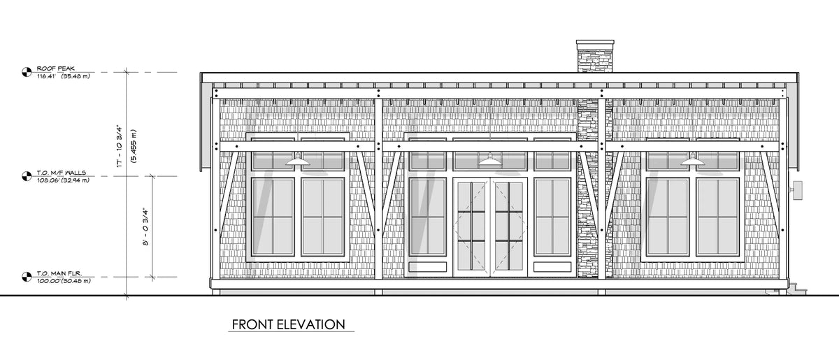 Windermere House Plan - Archival Designs House Plans