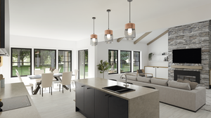 Southern Charmer with Bonus Room, Porches, and Grand Living Space