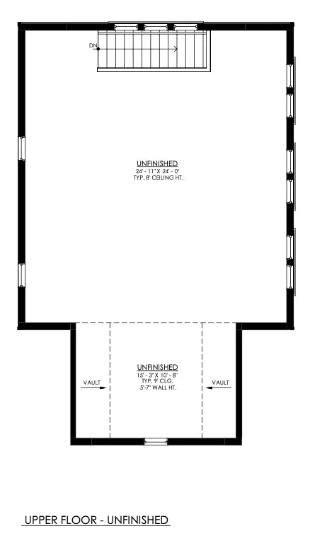 Woodbine House Plan - Archival Designs House Plans, floor plan