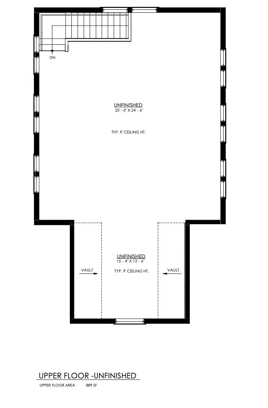 Valleycrest House Plan - Archival Designs House Plans, floor plan