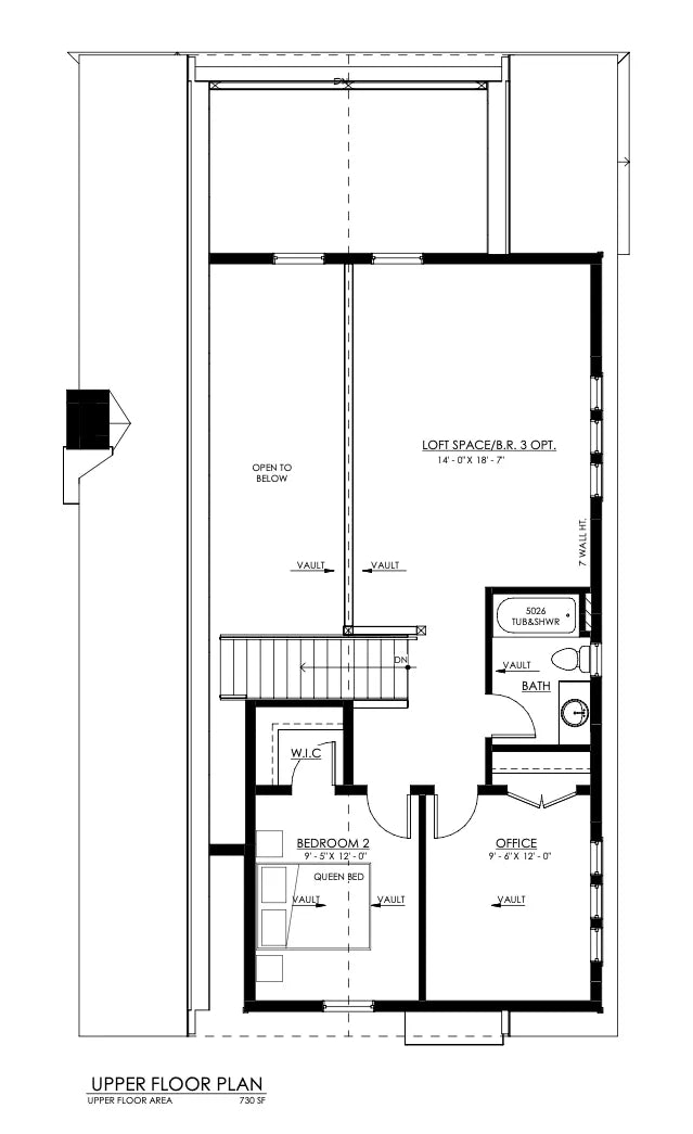 Cliffside House Plan - Archival Designs House Plans, floor plan