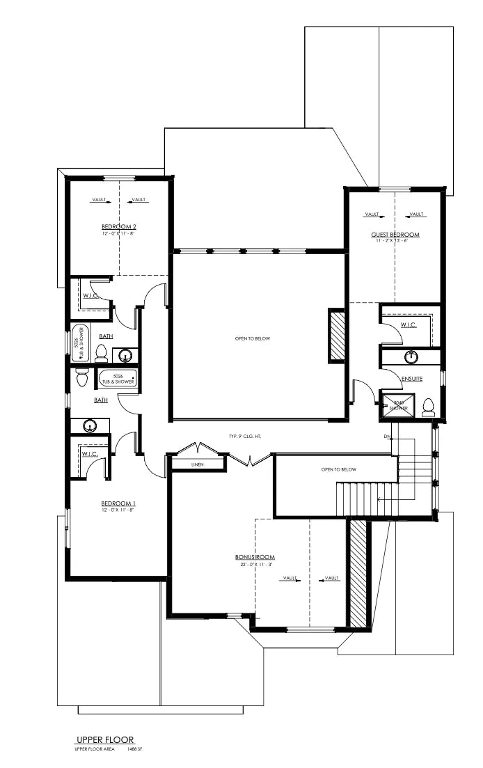 Creston House Plan - Archival Designs House Plans, floor plan