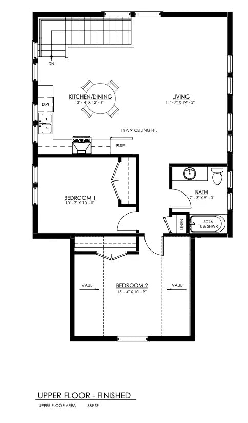 Valleycrest House Plan - Archival Designs House Plans, floor plan