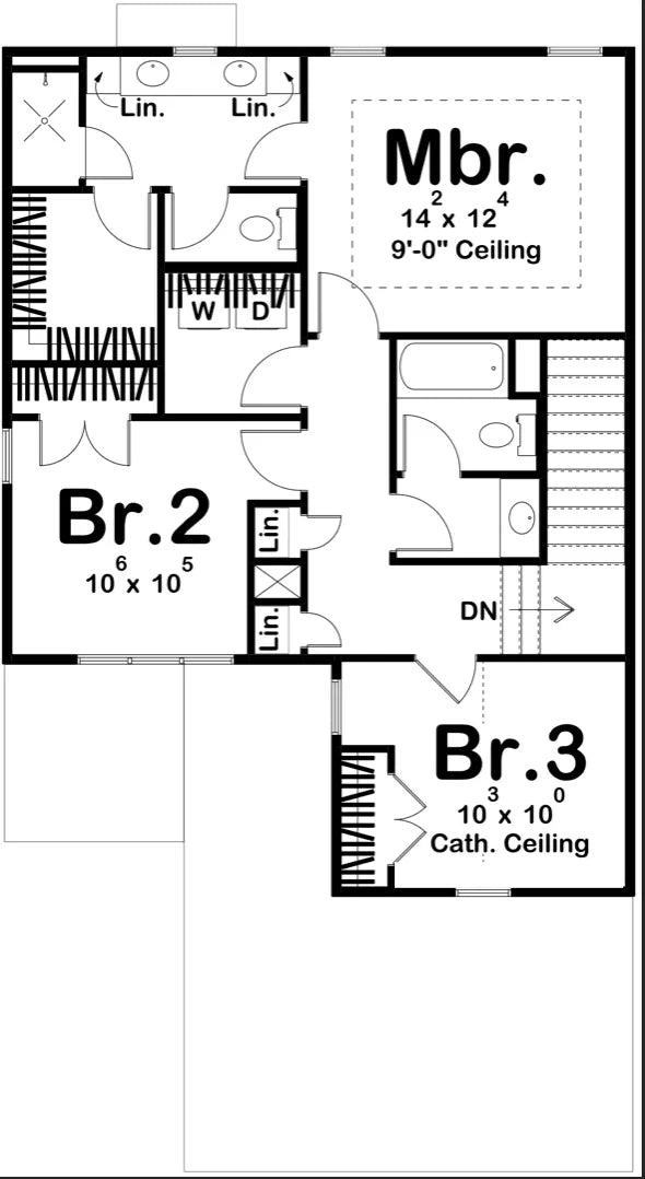 Whitehurst House Plan - Archival Designs House Plans, floor plan