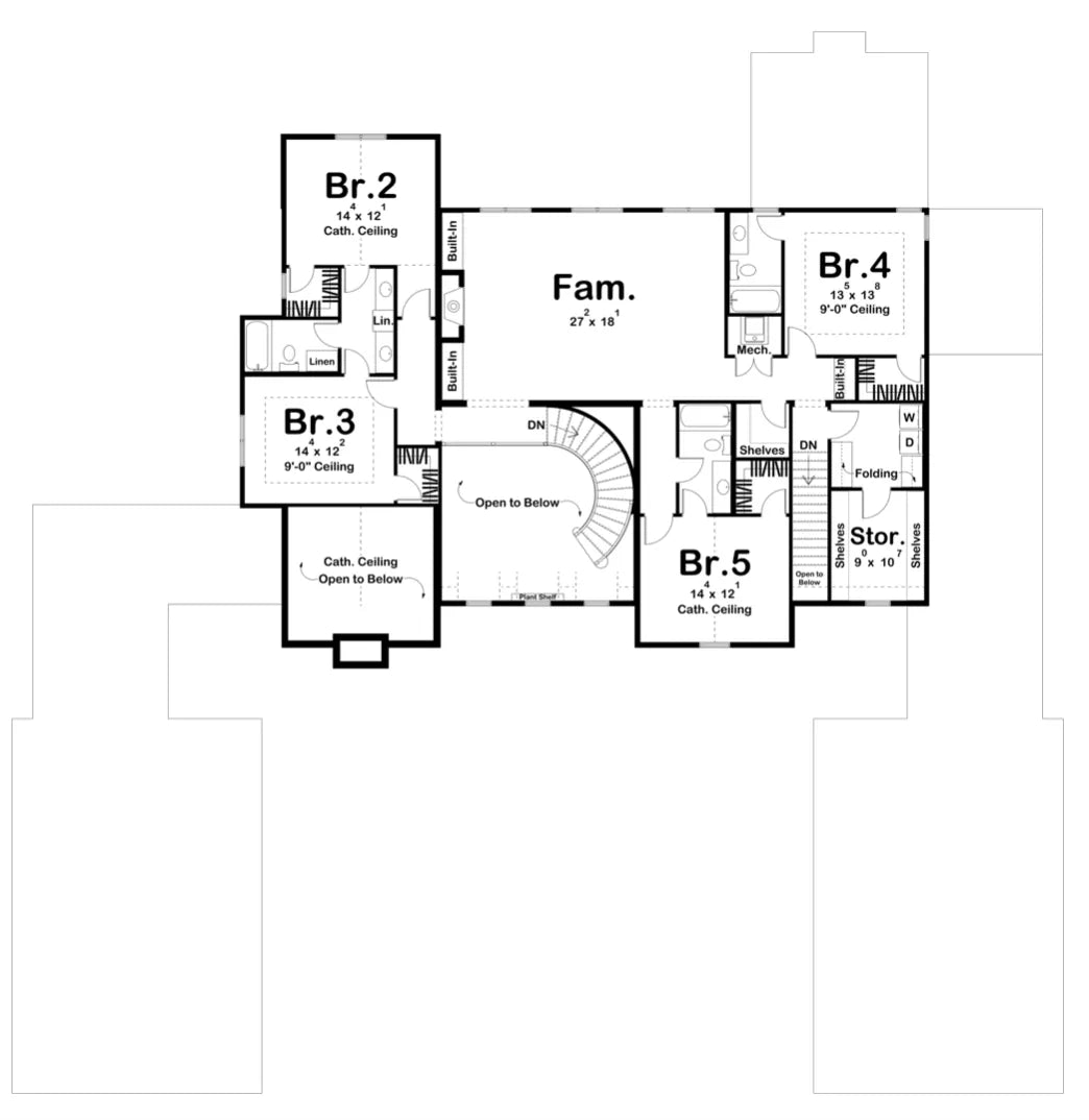 Loire Valley House Plan - Archival Designs House Plans, floor plan