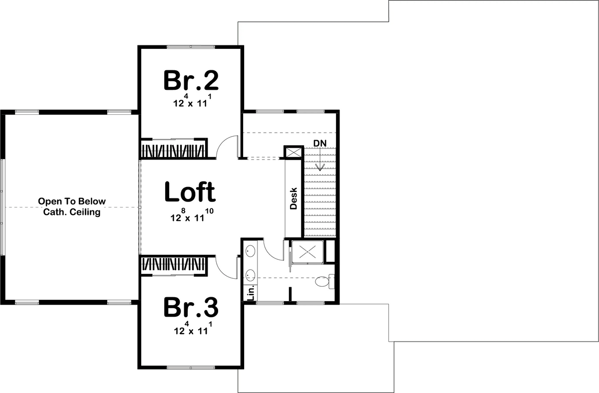 Hay Springs House Plan - Archival Designs House Plans, floor plan