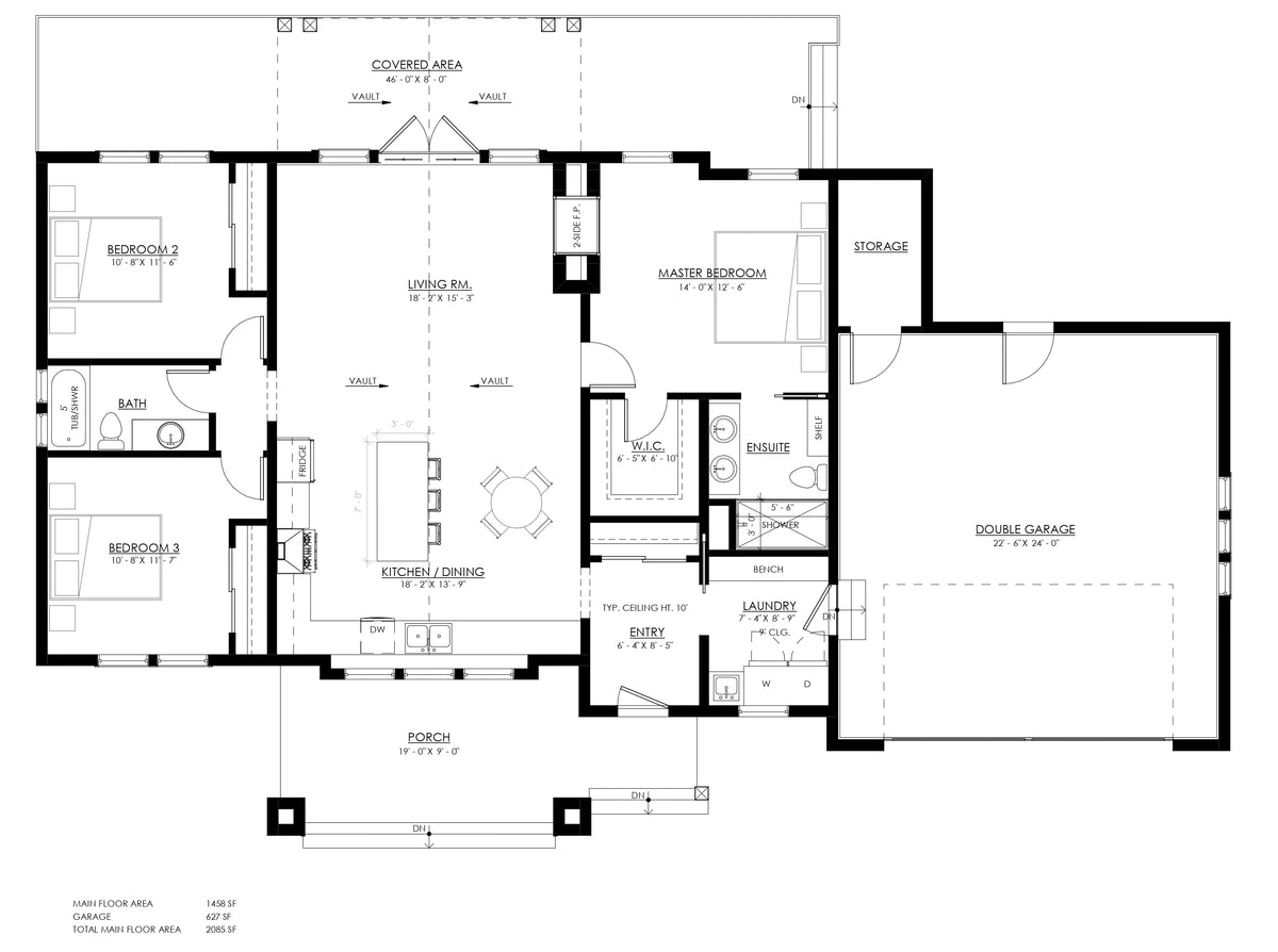 Sentinel Main Floor Plan