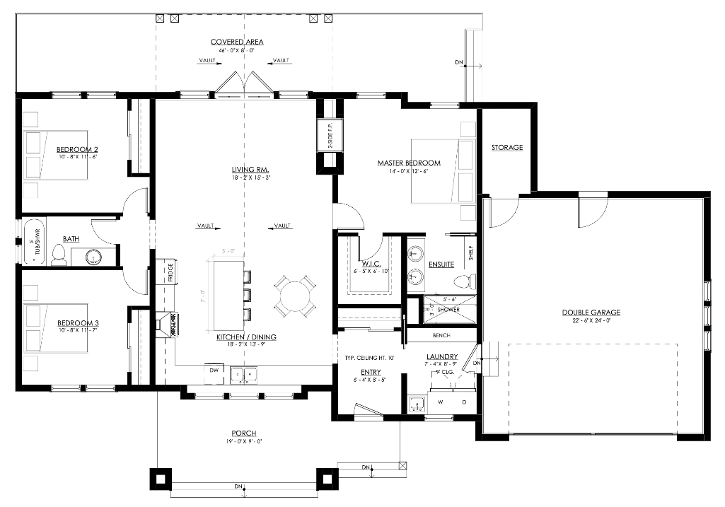 Sentinel Main Floor Plan