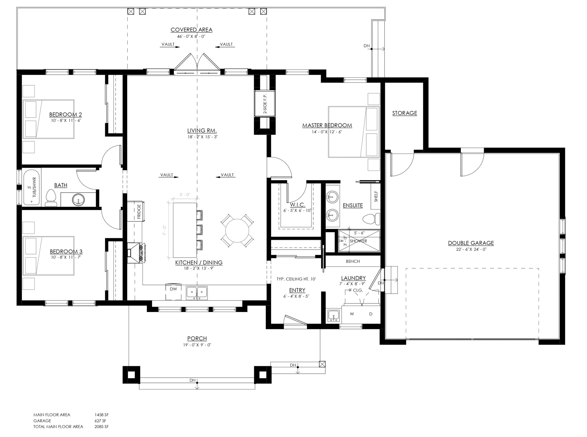 Sentinel Main Floor Plan