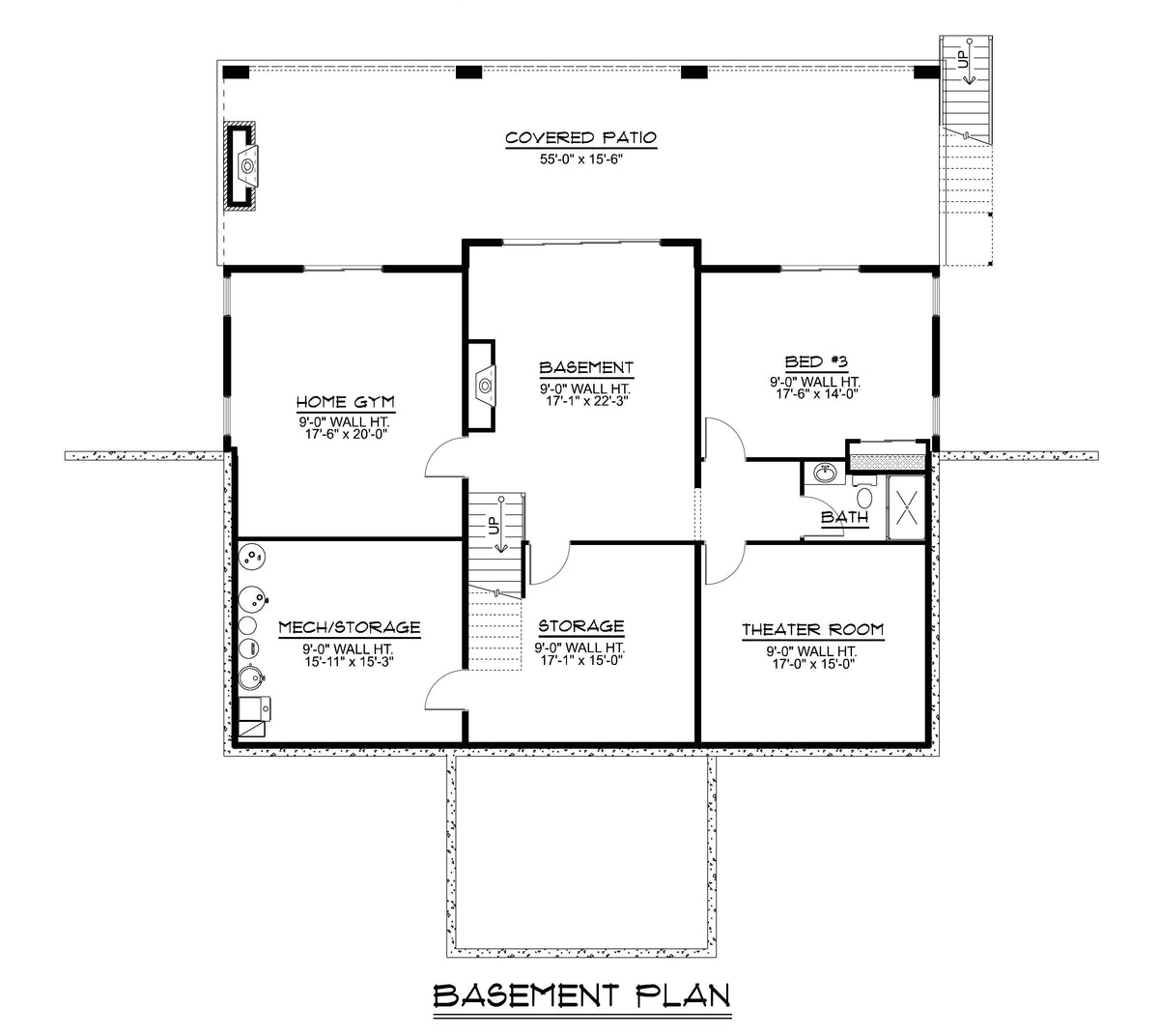 Serenity Basement Floor Plan