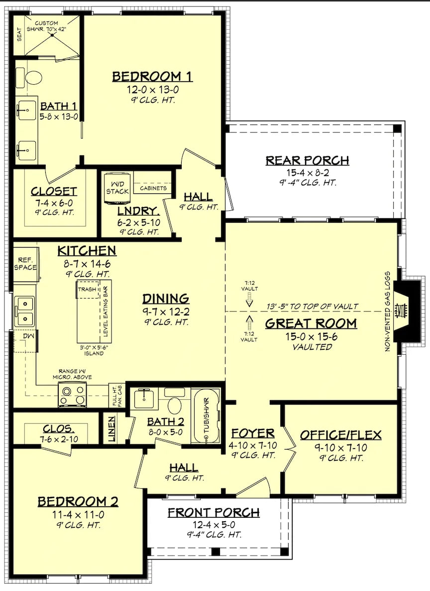 Shades Creek House Plan - Archival Designs House Plans