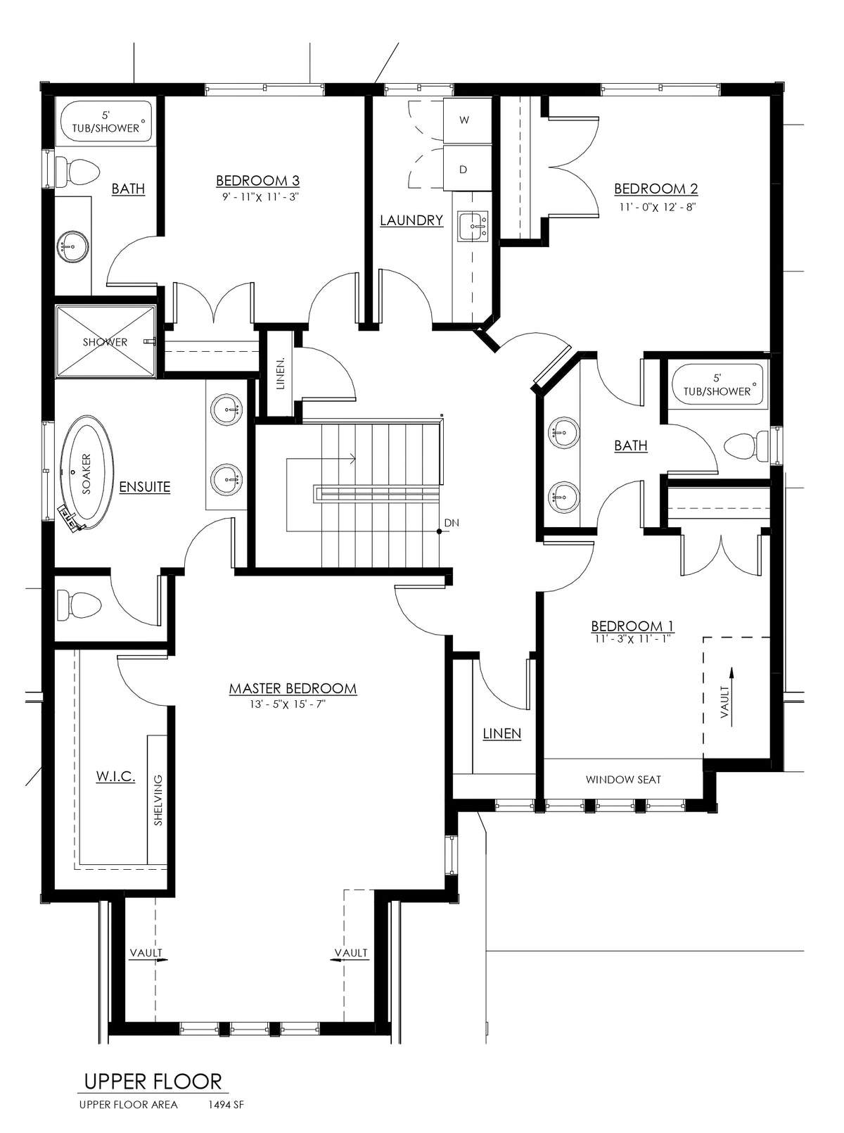 Sherbrooke Upper Floor Plan