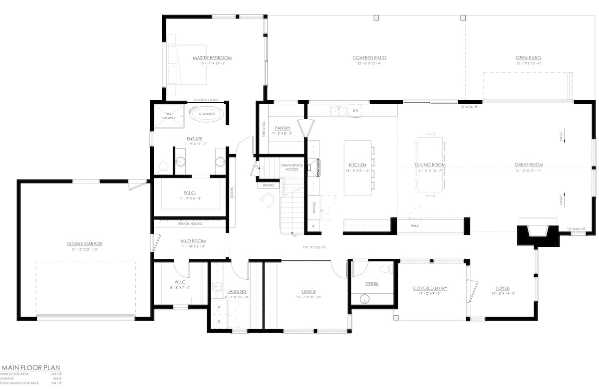 Shetland Main Floor Plan