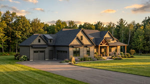 AJ8342-A Modern Farmhouse, 2 to 3 Bedrooms, 3.5 Bathrooms | Plan 1071 House Plan Exterior-4