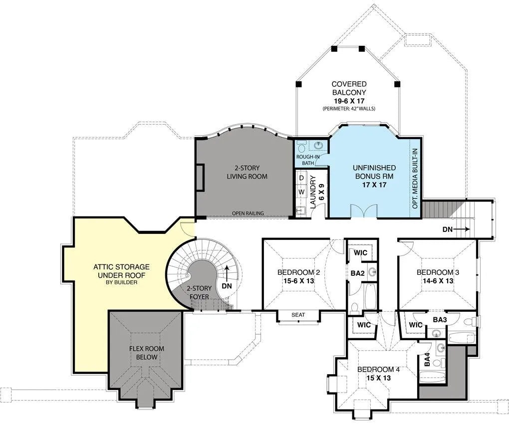 Sierra Sky House Plan - Archival Designs House Plans, floor plan