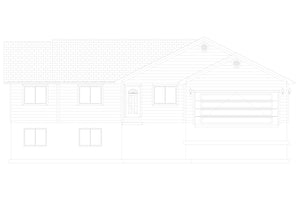 AO8483-A Traditional House, 3 to 5 Bedrooms, 2.5 to 3.5 Bathrooms | Simpson House Plan Front Elevation