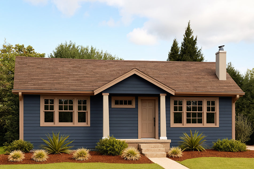 AM7218-A Garage with Living Rear Exterior-1