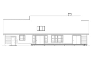 AM7196-A Cambridge House Plan Elevation-3