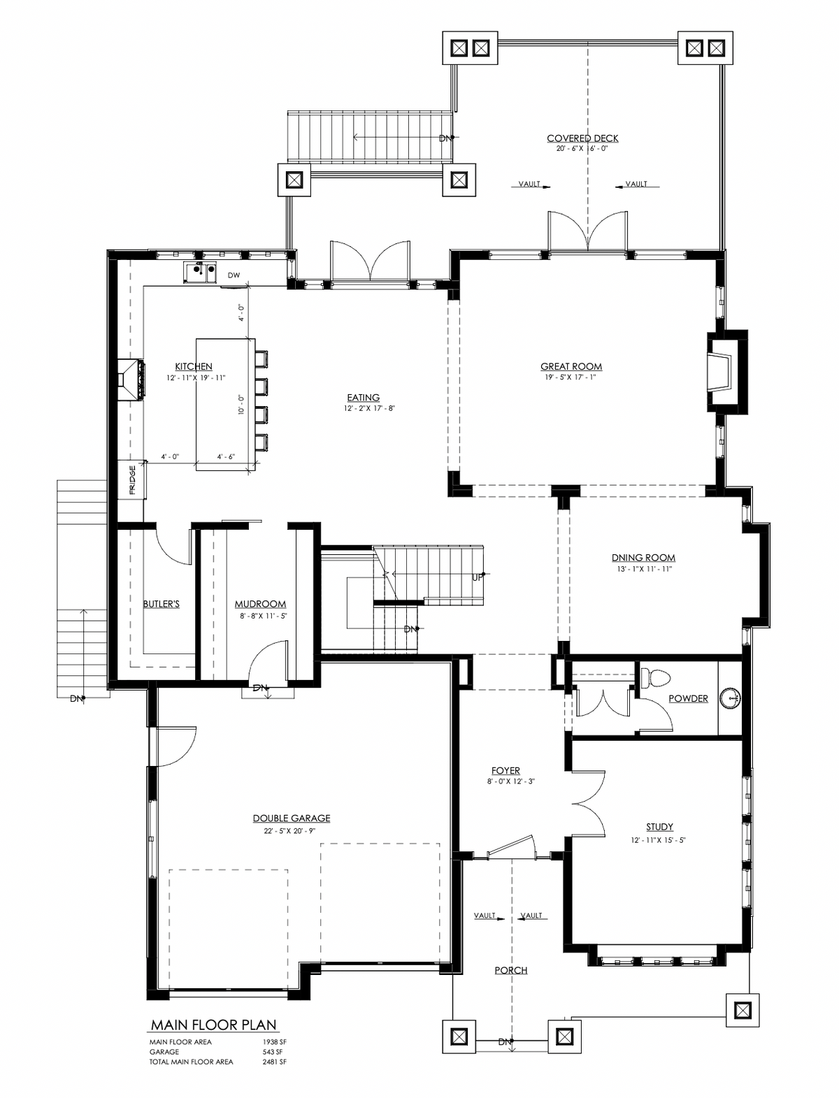 South Fraser Main Floor Plan