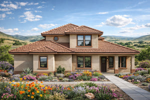 AM8272-A Southwestern House, 4 Bedrooms, 3 Bathrooms | Augusta House Plan Exterior