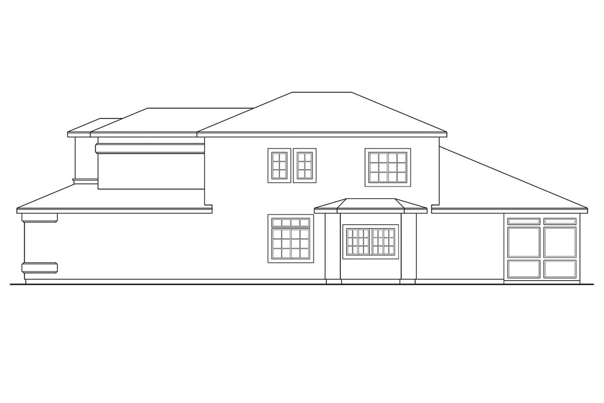 AM7242-A Coronado House Elevation Drawing