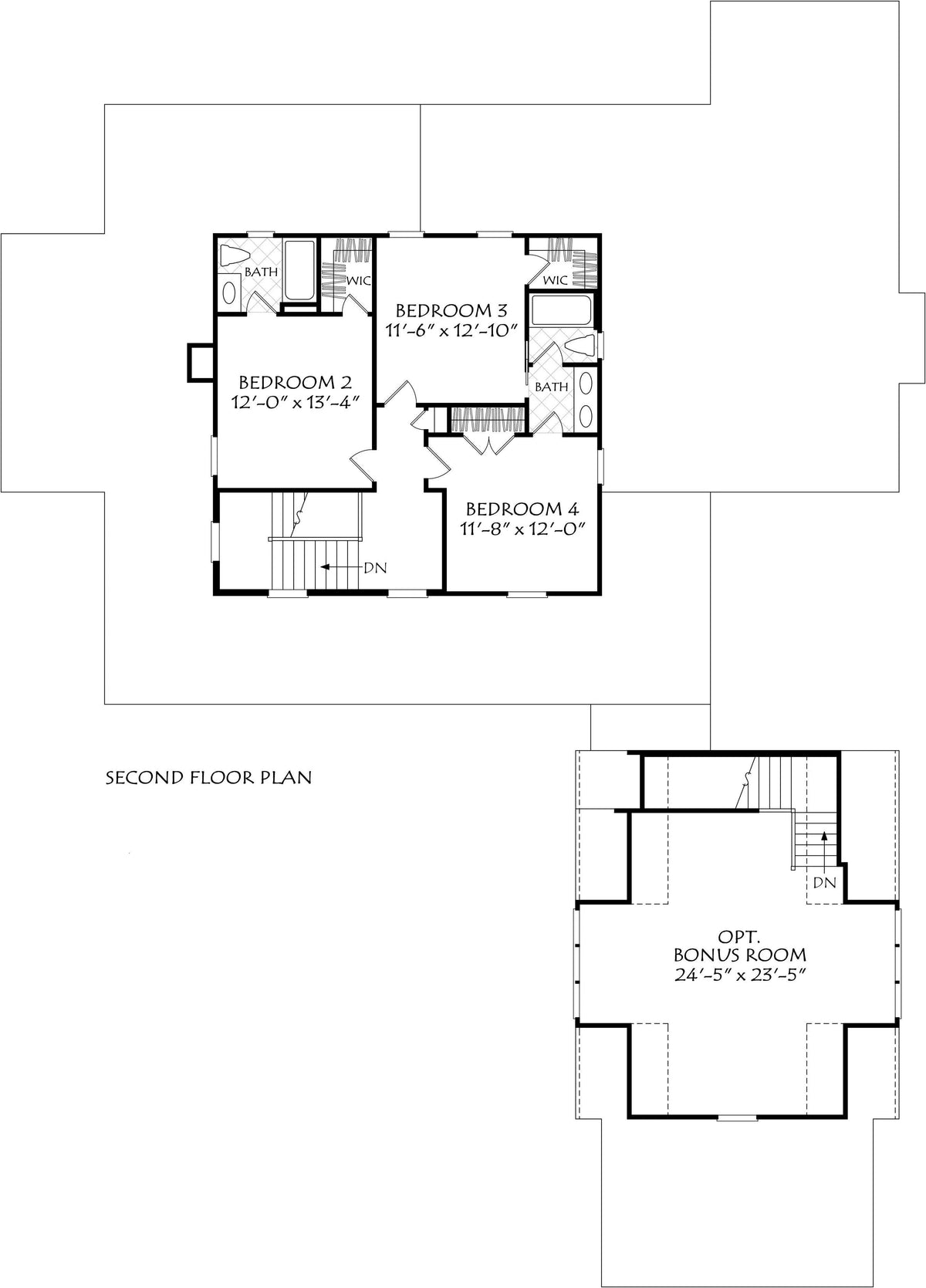 Springdale Farm - Archival Designs House Plans, floor plan