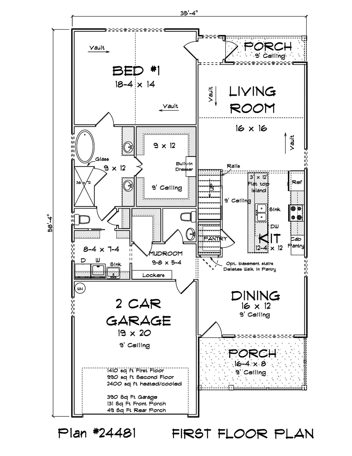 Stafford House First Floor Plan