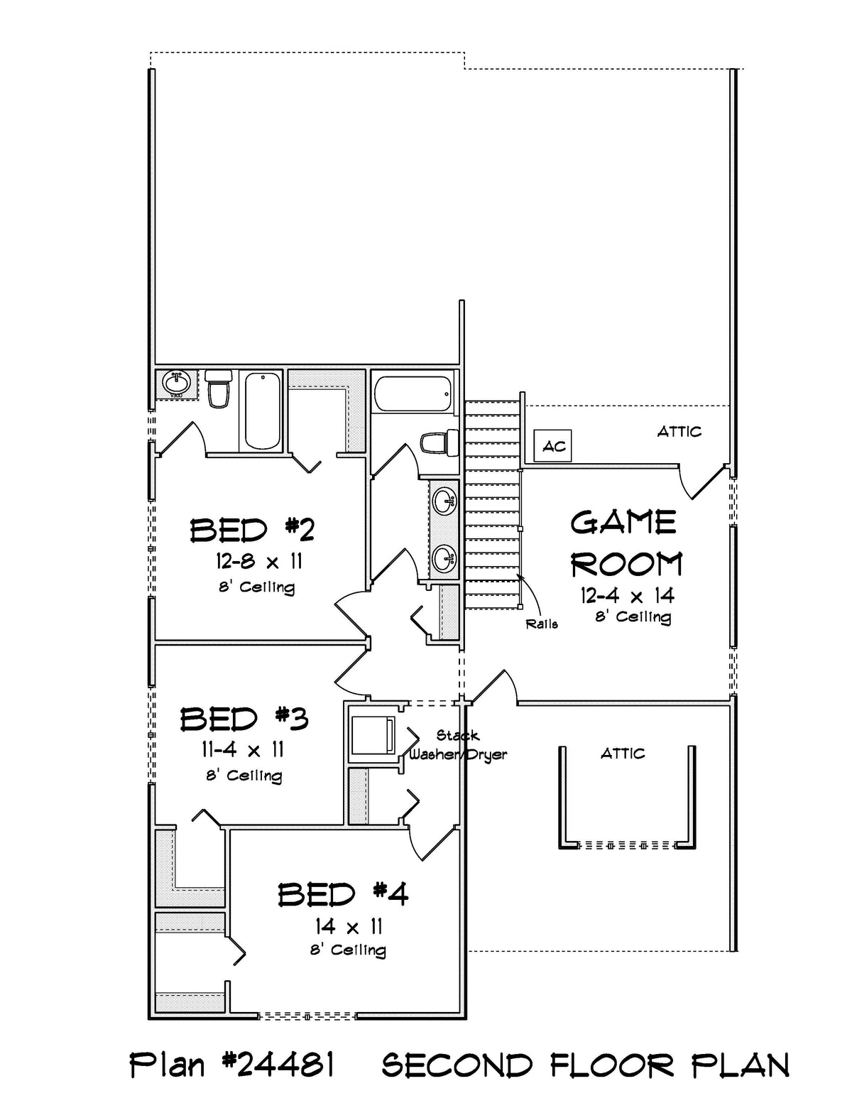 Stafford House Second Floor Plan