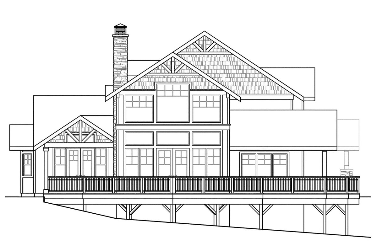 2,726 Sq Ft House Plan with Den, Office, and Wraparound Porch