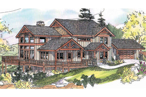 2,726 Sq Ft House Plan with Den, Office, and Wraparound Porch